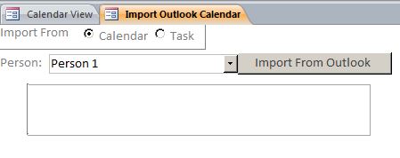 Architect Appointment Tracking Database Template Outlook Style | Appointment Database