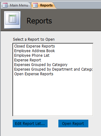 Expense Reports Database Template | Expense Tracking Database