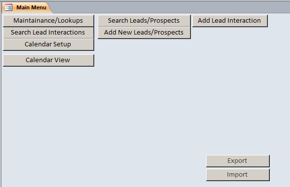 Sales Lead Database | Prospect Tracking Database Template