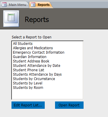 Students Template | Students Database