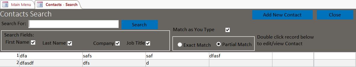 Account Help Desk Ticket Tracking Database