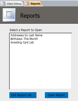Microsoft Access Address Book Database | Full-Featured Contact Management