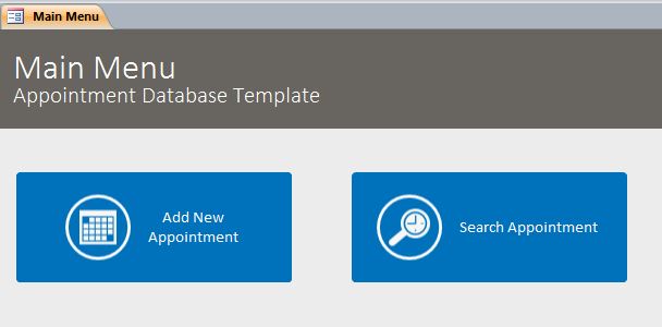 Appointment Database Template | Appointment Tracking Database