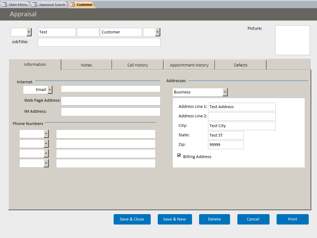 Defect Tracking Template from www.microsoftaccessexpert.com