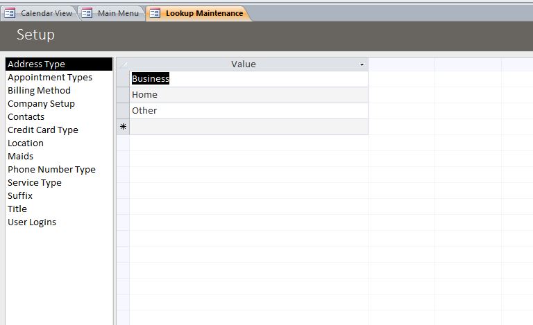 Architect Appointment Tracking Database Template Outlook Style | Appointment Database