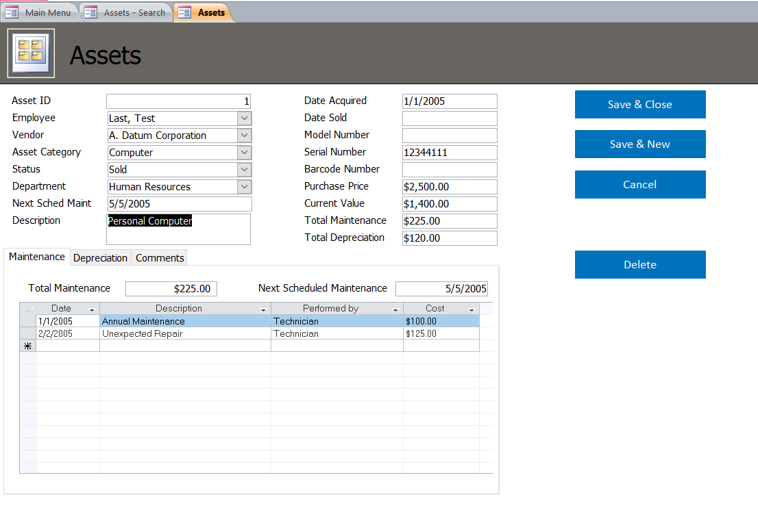 Asset Tracking