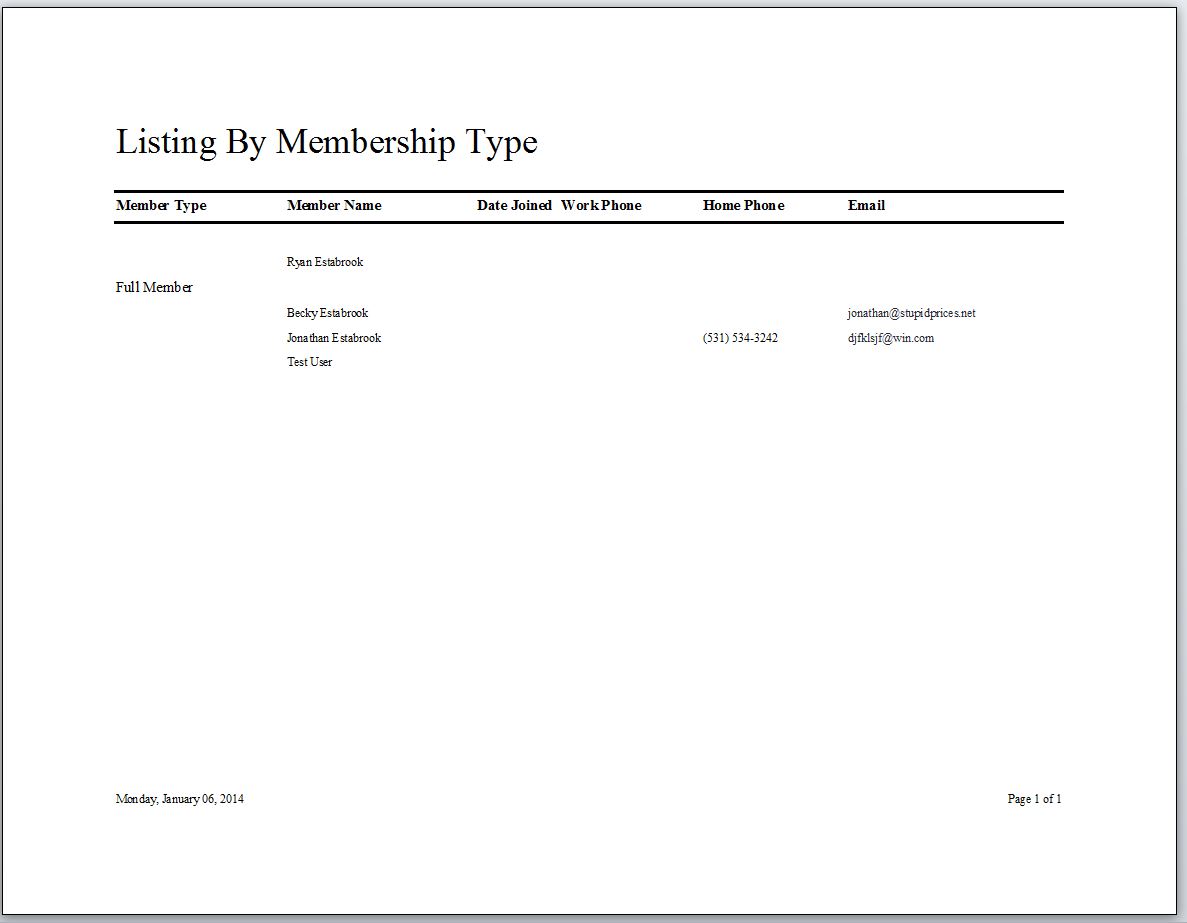 Association Management Database Template | Association Tracking Database