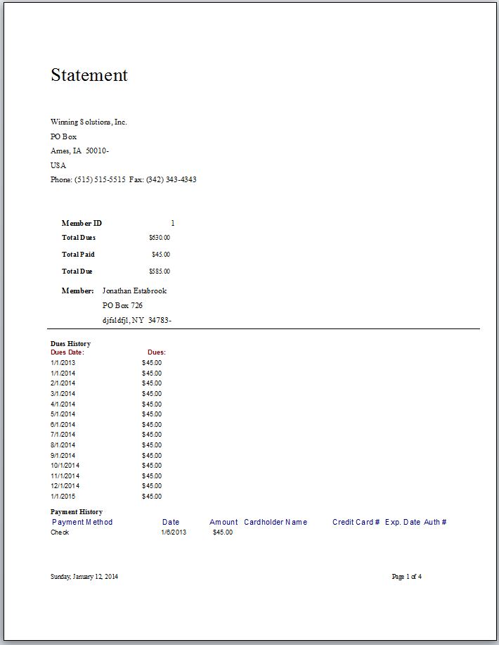 Association Management Database Template | Association Tracking Database