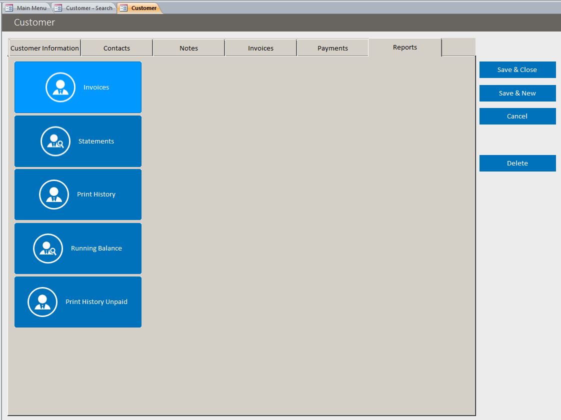 Sales Database Template | Sales Database