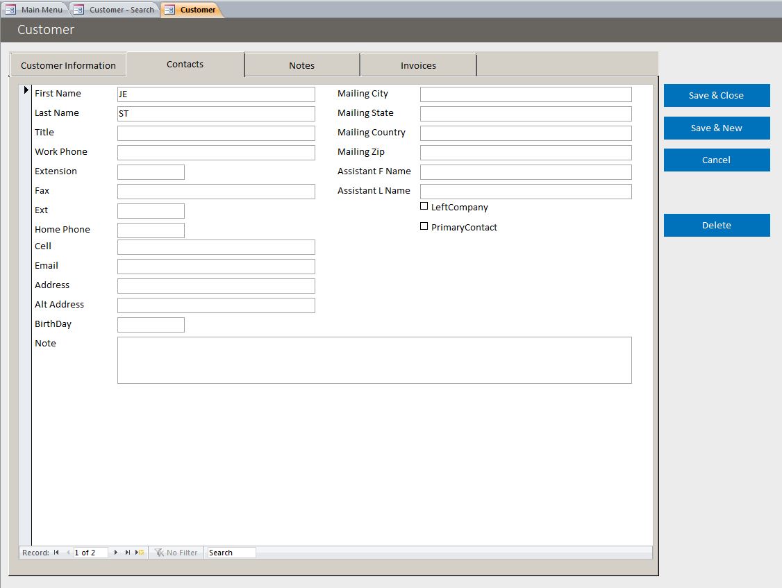 Ms Access Invoice Template from www.microsoftaccessexpert.com