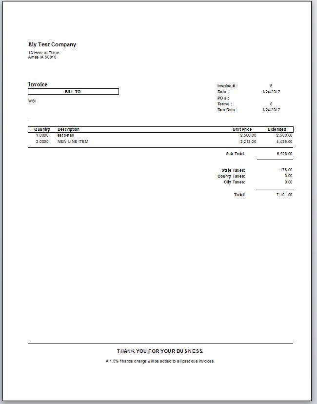 Basic Business Invoicing with Accounts Receivable Template Database | A/R Template