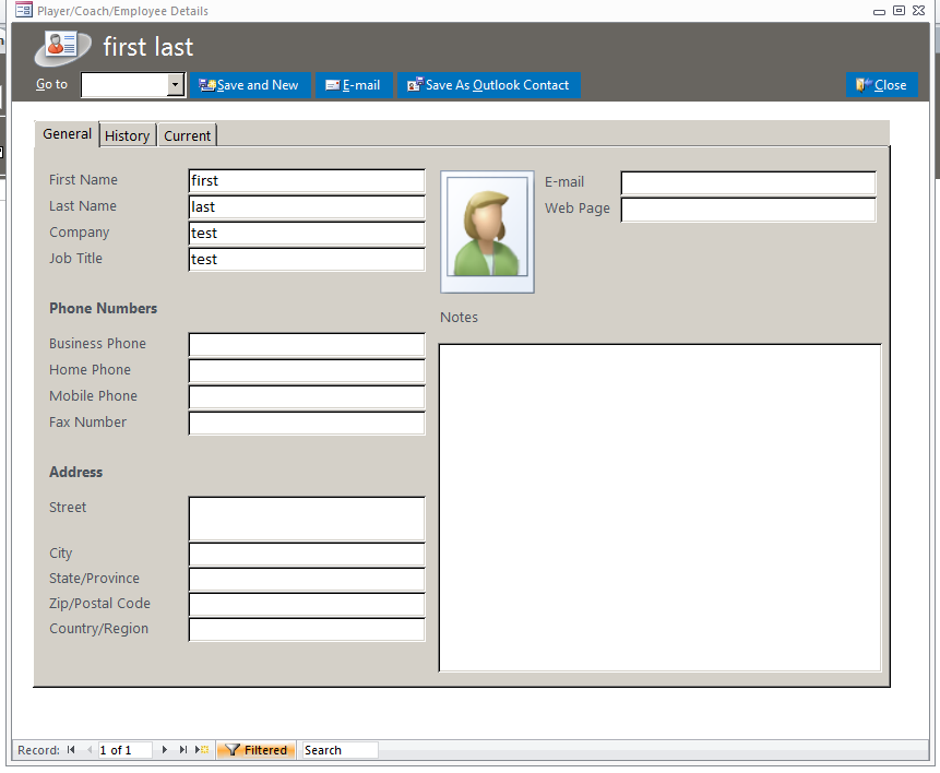 Basketball Equipment Tracking Database Template | Equipment Database