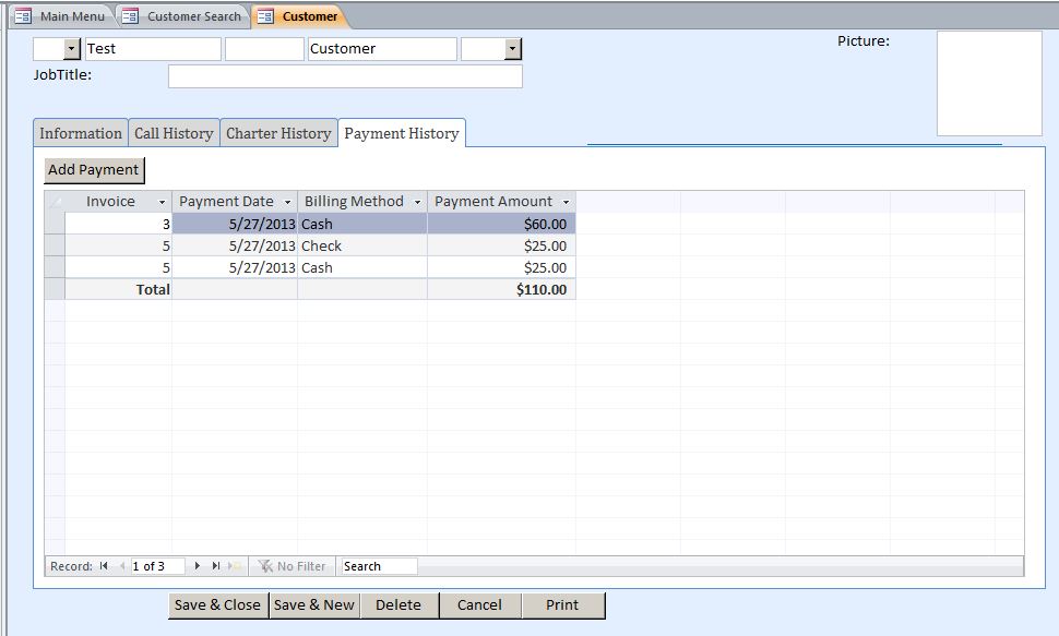 Bus Charter Reservation Database Template | Bus Reservation Database