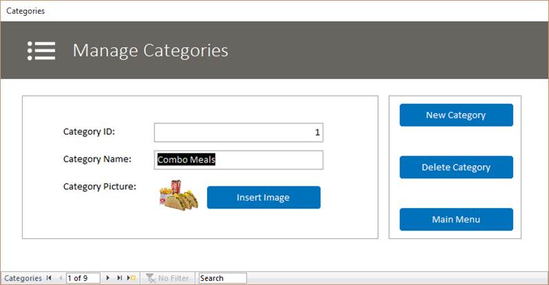 Calorie Information System Kiosk | Calorie Tracking Database