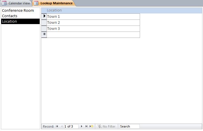 Conference Room Booking Reservation Database Template | Booking Database