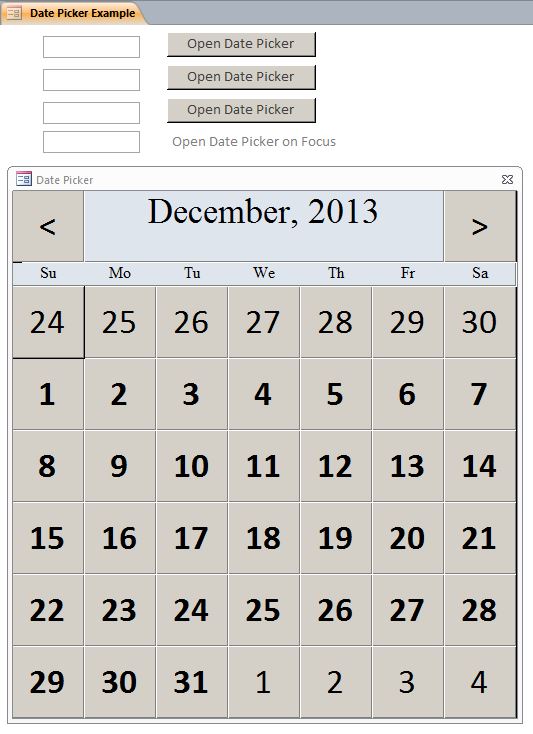 Custom Date Picker System | Date Picker Template