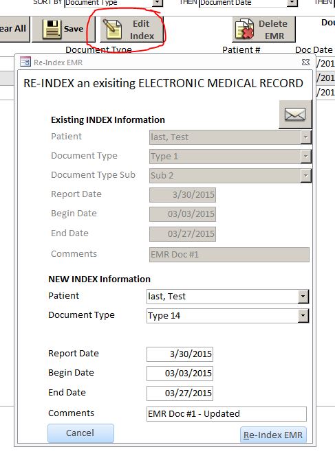 Electronic Medical Record Database Template | EMR Database