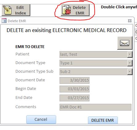 Electronic Medical Record Database Template | EMR Database