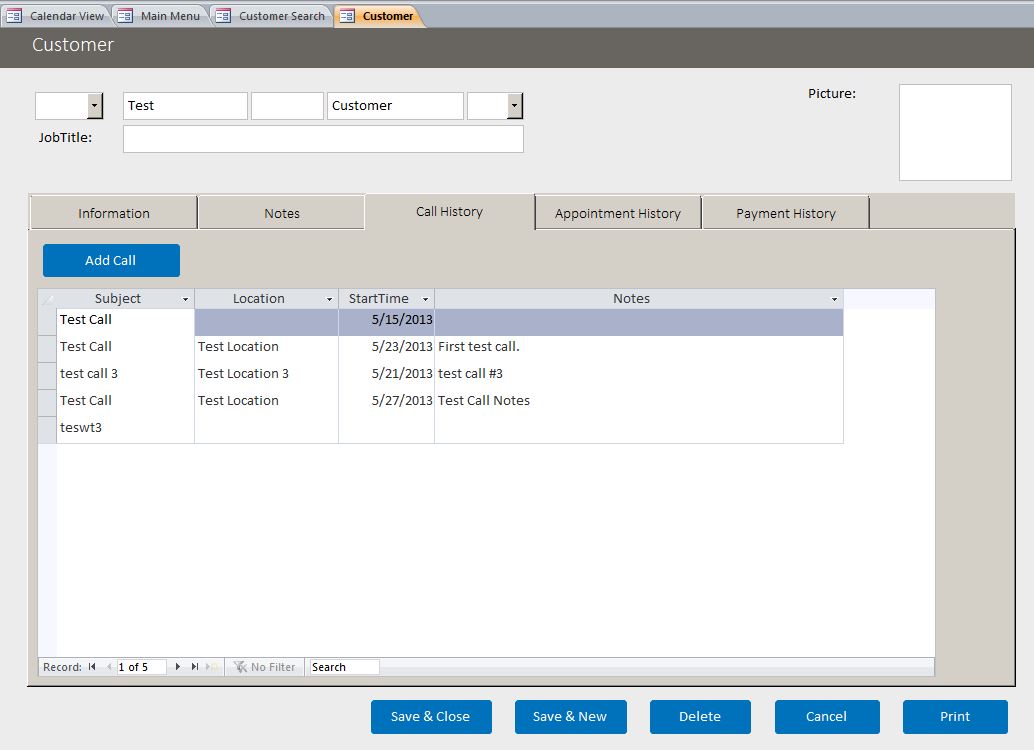 Electrician Contact Tracking Template Outlook Style | Contact Tracking Database