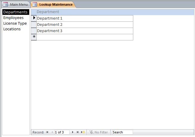 Employee License Tracking Template | Training Database