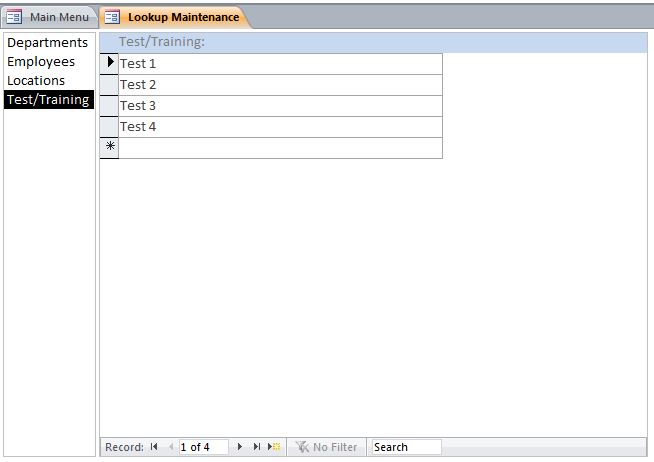 Massage Therapist Certification/Training/Test Tracking Template | Training Database