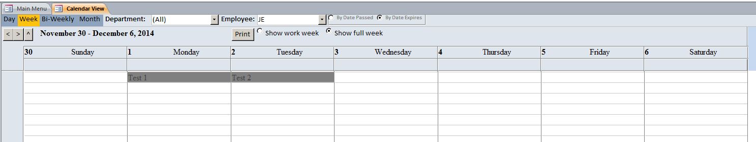 Nuclear Engineering Certification/Training/Test Tracking Template | Training Database