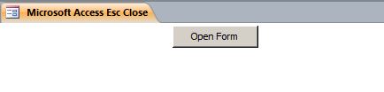 Esc Close Template | Esc Close Database