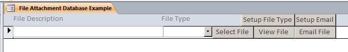 File Attachment Template |  File Attachment Database