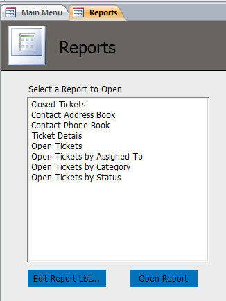 Help Desk Ticketing Tracking Database Template | Help Desk Ticket Database