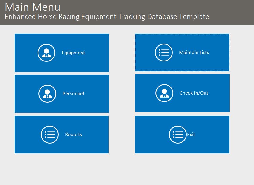 HorseRacingEquipmentTracking