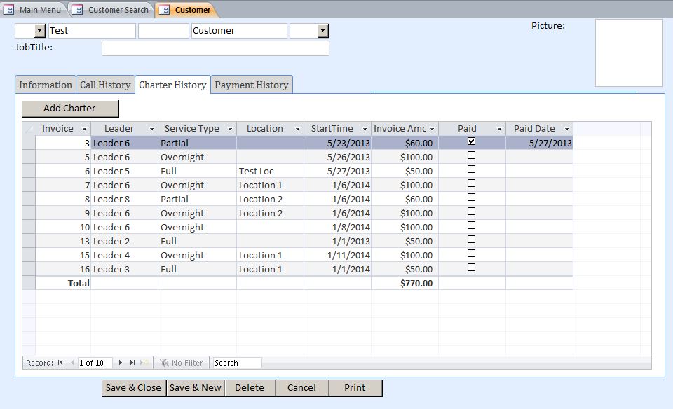 Hunting Charter Reservation Template Outlook Style | Reservation Database