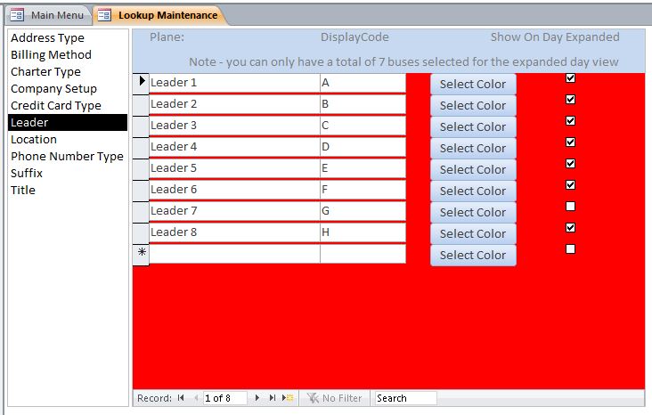 Hunting Charter Reservation Template Outlook Style | Reservation Database