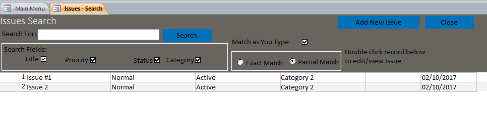 Incident Tracking