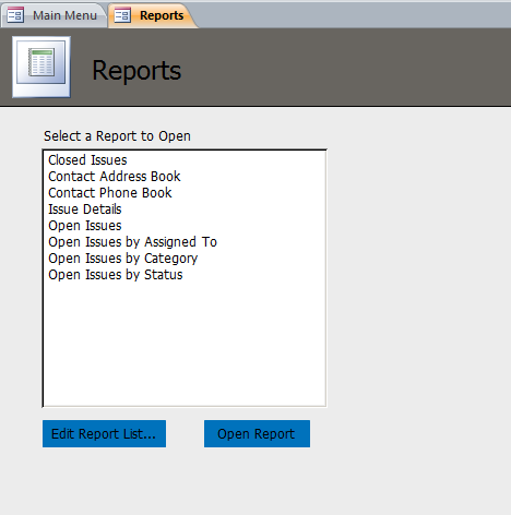 Incident Tracking