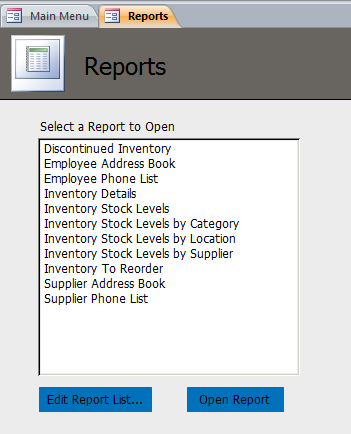 Inventory Template | Inventory Database