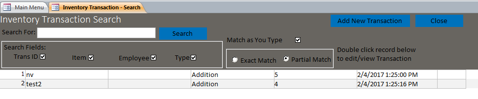 Inventory Template | Inventory Database