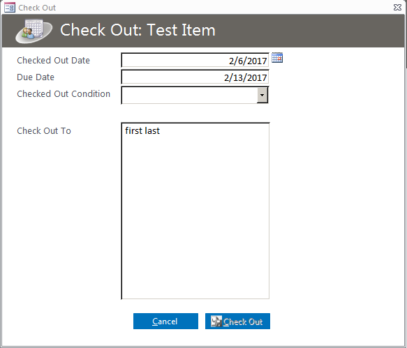 Lending Library Database Template