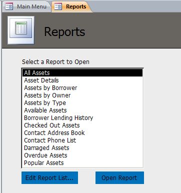 Lending Library Database Template