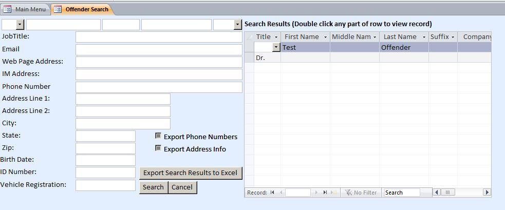 Loss Prevention Template |  Loss Prevention Database