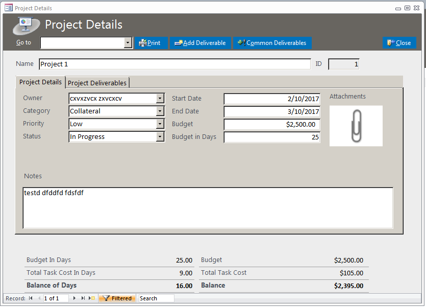 Marketing Project Management Database | PM Database