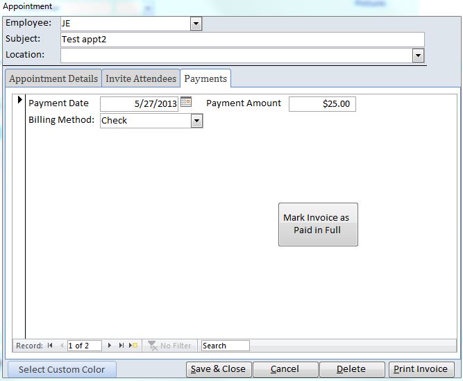 Mowing Lawn Care Database Template | Mowing CRM