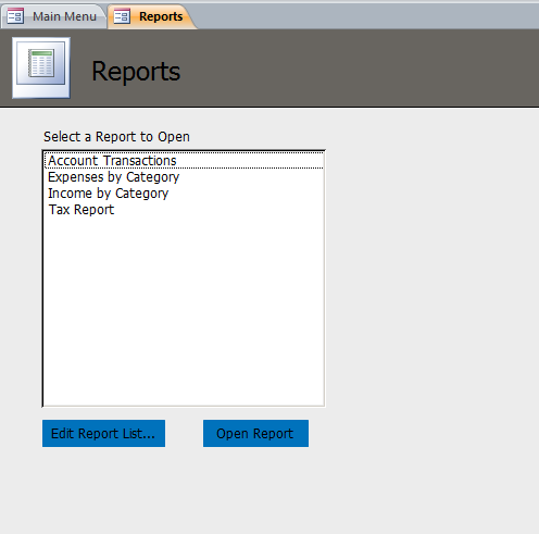 Desktop Business Account Ledger