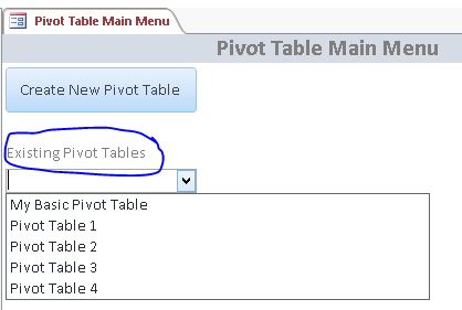 Pivot Table Database Template | Pivot Table