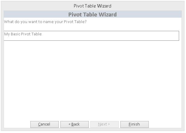 Enhanced Pivot Table Template | Database