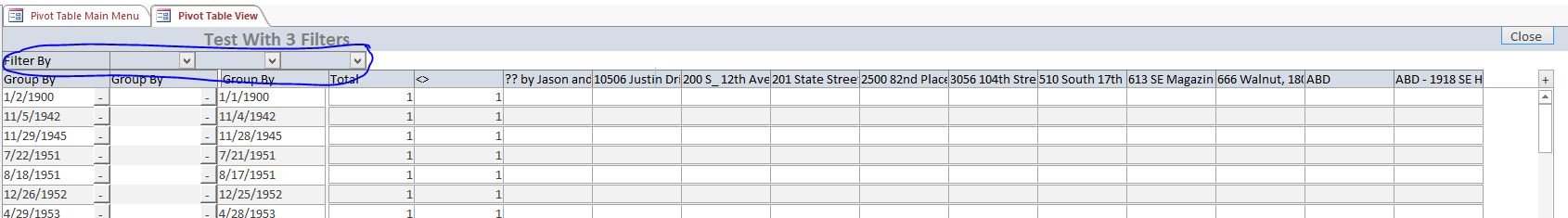 Enhanced Pivot Table Template | Database