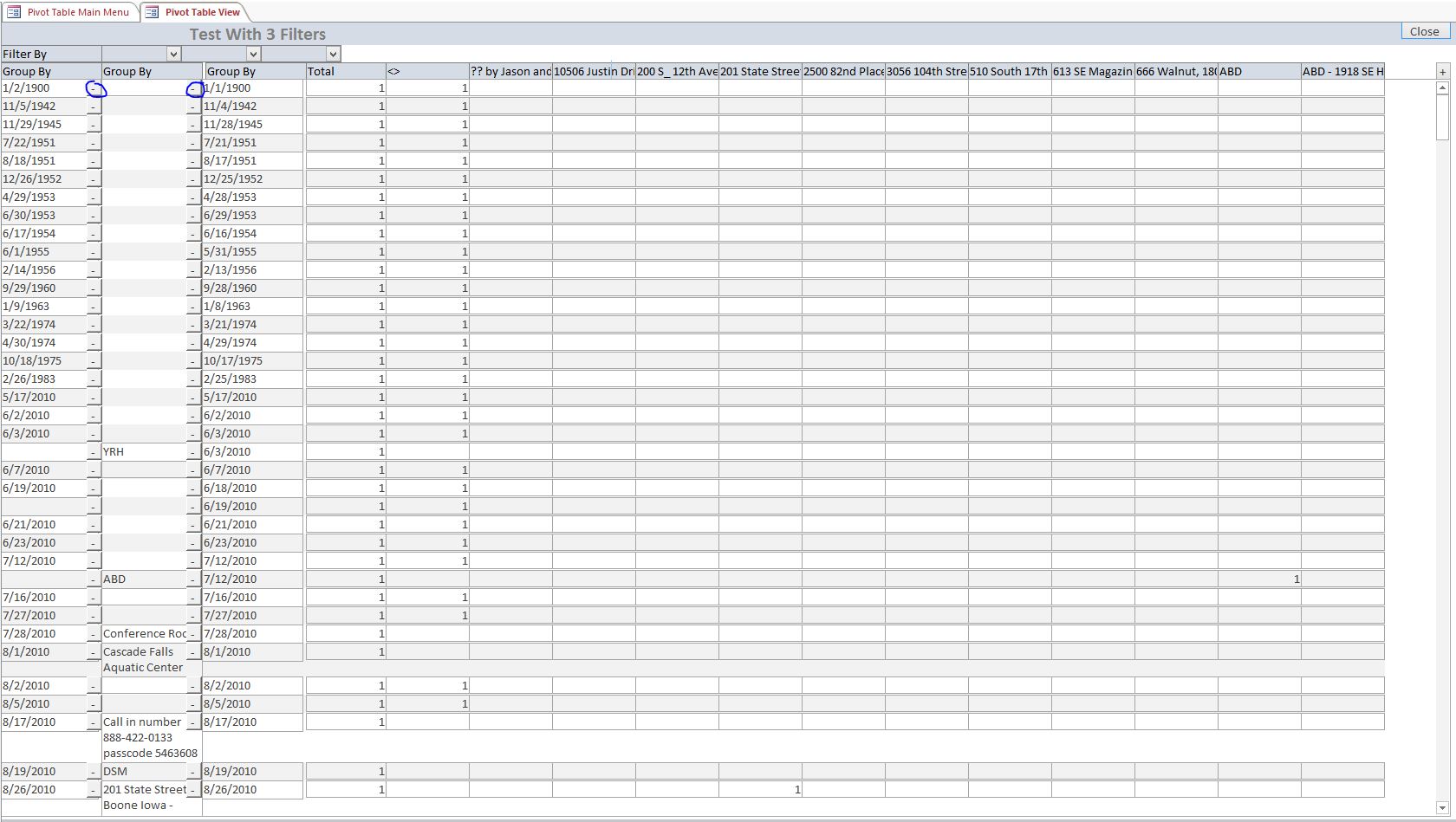 Enhanced Pivot Table Template | Database