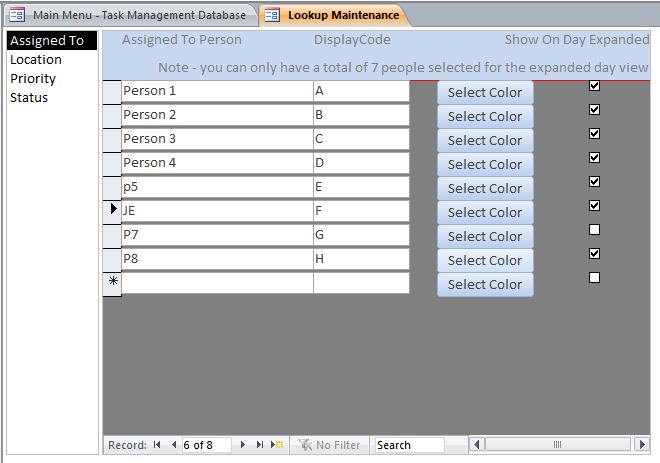 Plumbing Task Management Template | Task Management Database