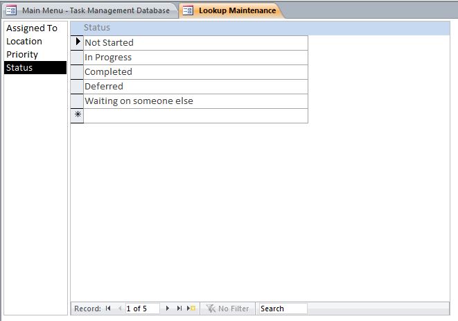 Plumbing Task Management Template | Task Management Database