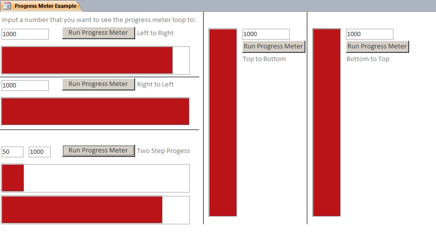 Custom Progress Bar - Meter System | Custom Progress Meter