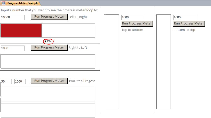 Custom Progress Bar - Meter System | Custom Progress Meter